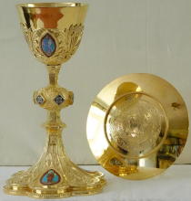 Antique French Gothic Chalice